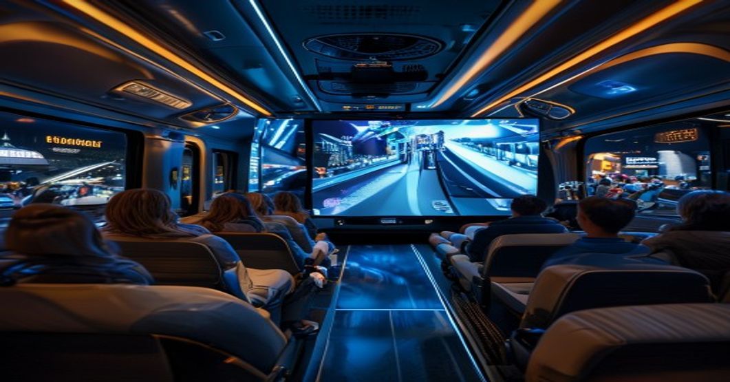Juragan99 Trans Luncurkan Bus Premium Bioskop Berjalan Pertama di Indonesia