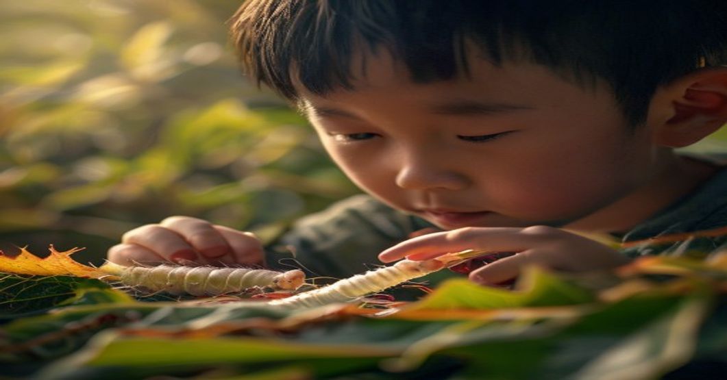 Bocah 6 Tahun di China Pelihara 10 Ribu Ulat Sutra untuk Selimut Impian