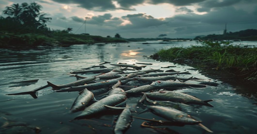 Ikan Mati Massal di Karawang